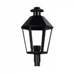 Farol Hexagonal Hierro para Caño 2"