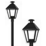 Farola Clasica Simple con Columna de 2"