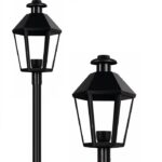 Farola Clasica Simple con Columna de 2"