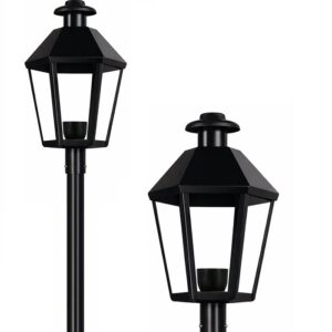 Farola Clasica Simple con Columna de 2"